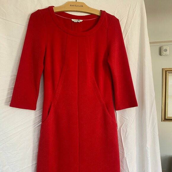 Boden Hannah Jersey Dress UK6R / US 2R Red - Picture 7 of 7